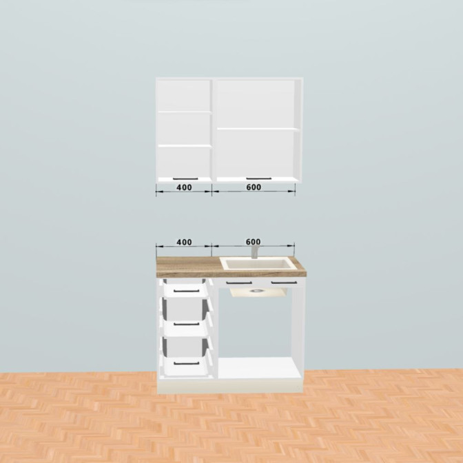 Кухня Вінтаж 1,0 м В 720 Pro MiroMark