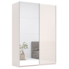 Шкаф-купе с зеркалом 1,5х2,4 Лилу / Lily Глянец Кашемир MiroMark LY-84-GC 