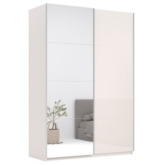 Шкаф-купе с зеркалом 1,5х2,4 Лилу / Lily Глянец Кашемир MiroMark LY-84-GC 