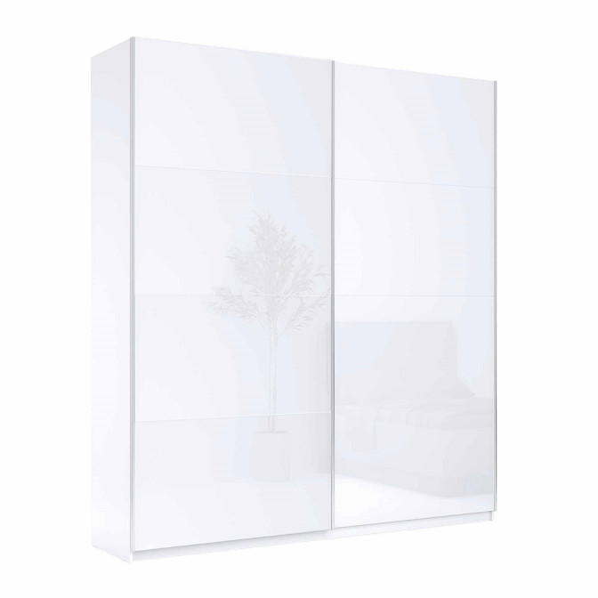 Шкаф-купе 1,5х2,4 Фемели / Family Глянец Белый MiroMark FM-83-WB