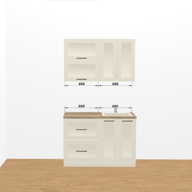 Кухня Вінтаж 1,2 м У 720 Стандарт MiroMark