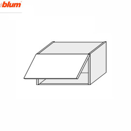 Кухонная секция Винтаж верхняя 80В/360 1дв Aventos Pro Blum VN-181W/9003 MiroMark