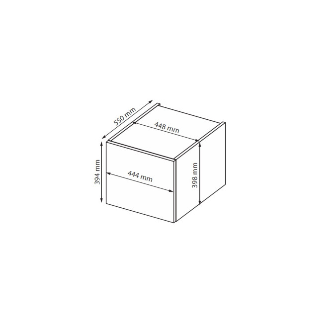 Антресоль 1Дв Меги / Megy Глянец Шиншила Серая MiroMark MG-01-GG