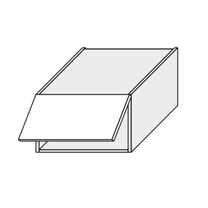 Кухонная секция Глори верхняя 50ВА/360 1дв Антресоль Газ Лифт GL-250W/01 MiroMark