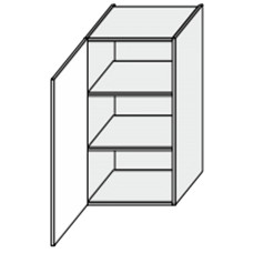 Кухонная секция Валенсия верхняя 30В/720 1дв VL-430W/9003 MiroMark