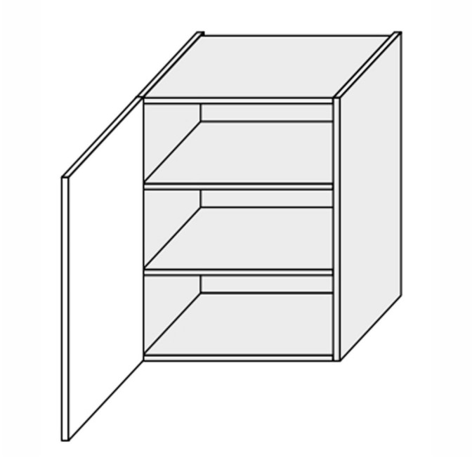 Кухонная секция Лео верхняя 50В/720 1дв LE-450W/06 MiroMark