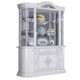 Сервант 4Дв Чикаго / Chicago Глянец Белый MiroMark CH-14-RB/WB