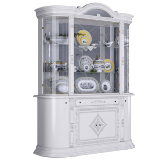 Сервант 4Дв Чикаго / Chicago Глянец Белый MiroMark CH-14-RB/WB