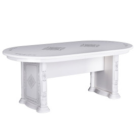 Стіл столовий Чикаго / Chicago Глянець Білий MiroMark CH-31-RB/WB