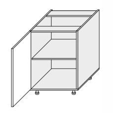 Кухонная секция Глори нижняя 50Н/820 1дв GL-050W/01 MiroMark