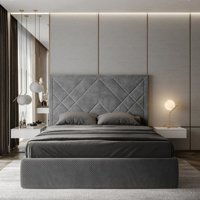 Кровать Мягкая обивка с подъёмным механизмом 1,8х2,0 Вива / Viva MiroMark SF-48-VV