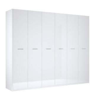 Шафа 6Дв Белладжіо / Bellagio Глянець Білий MiroMark BD-26-WB