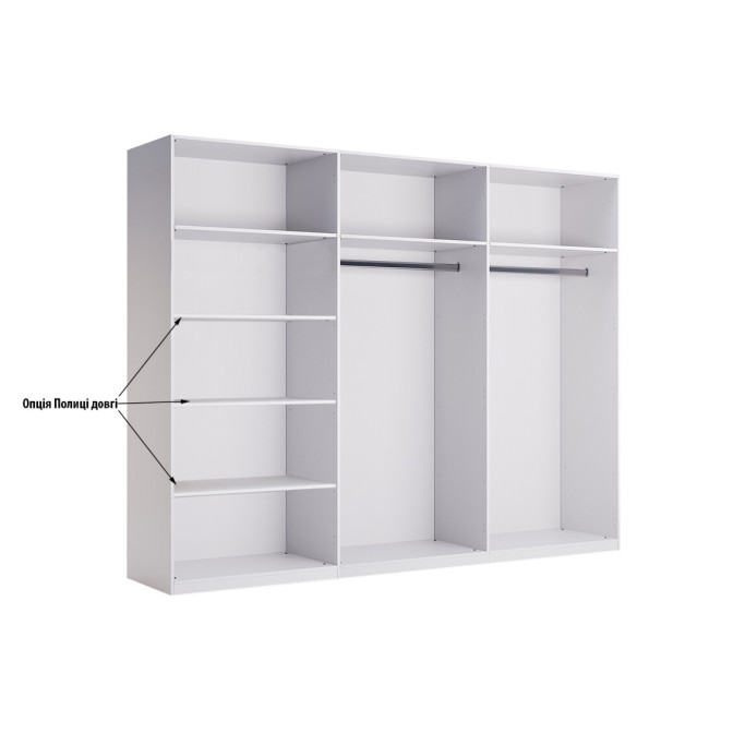 Шафа Белладжіо 6Дв без дзеркал MiroMark купити