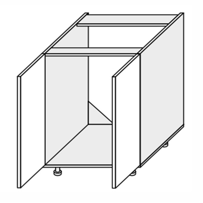 Кухонная секция Винтаж нижняя 80НМ/820 2дв Мойка VN-085W/9003 MiroMark