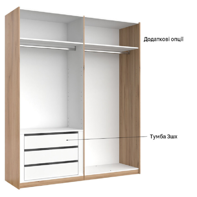 Шкаф-купе с зеркалом 2,0x2,1 Белла / Bella Глянец Белый MiroMark BL-15-WB