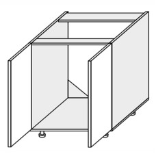 Кухонная секция Валенсия нижняя 80НМ/820 2дв Мойка VL-085W/9003 MiroMark