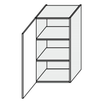 Кухонная секция Валенсия верхняя 40В/720 1дв VL-440W/9003 MiroMark