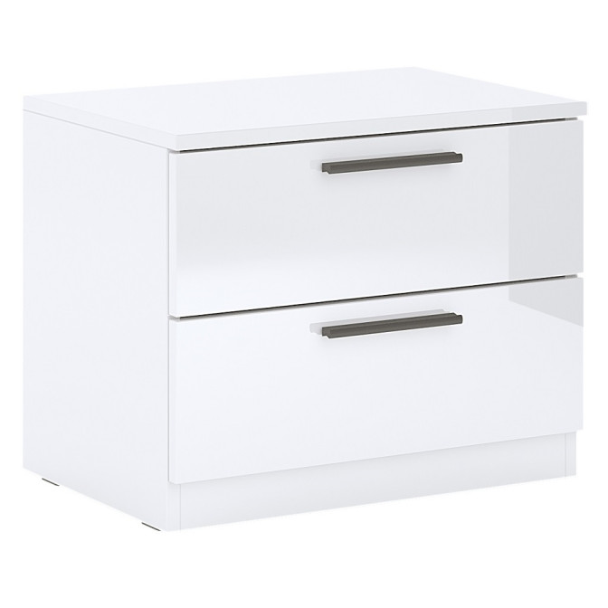 Тумба 2Ящ Хеппи / Happy Глянец Белый MiroMark HP-52-WB