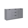 Комод 2Дв 3Ящ Рома Колор / Roma Color Глянец Серая Лава MiroMark RС-166-GL
