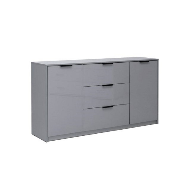 Комод 2Дв 3Ящ Рома Колор / Roma Color Глянец Серая Лава MiroMark RС-166-GL