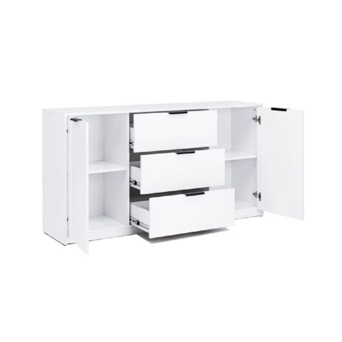 Комод 2Дв 3Ящ Рома Колор / Roma Color Глянец Белый MiroMark RС-166-WB