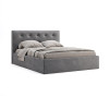 Кровать Мягкая обивка 1,8x2,0 Катрин / Katrin Серый Велюр MiroMark KT-38-WM