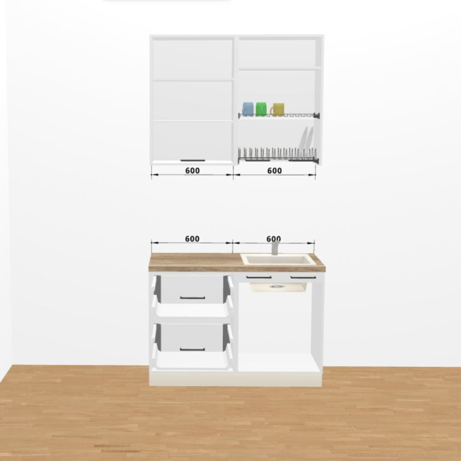 Кухня Винтаж 1,2 м В 900 Pro MiroMark