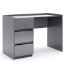 Стол письменный 3Ящ Тео / Teo Мат Антрацит-Мат Графит MiroMark TO-73-AG