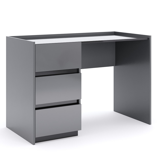 Стол письменный 3Ящ Тео / Teo Мат Антрацит-Мат Графит MiroMark TO-73-AG