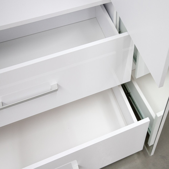 Шкаф 5Дв Альба / Alba Глянец Белый MiroMark AL-15-WB