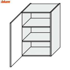 Кухонна секція Вінтаж верхня 60В/900 1дв Pro Blum VN-566W/9003 MiroMark