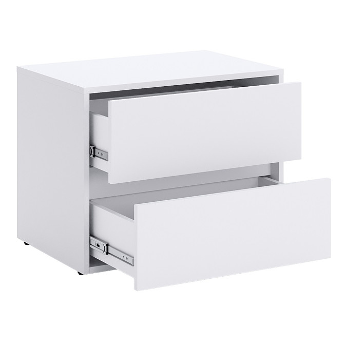 Тумба ліжка Тібо / Tibo Супер Мат Білий MiroMark TB-52-WM