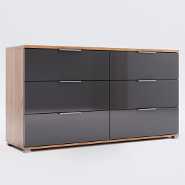 Комод 6Ящ Рамона / Ramona Дуб Крафт – Мат Лава MiroMark RA-66-LV