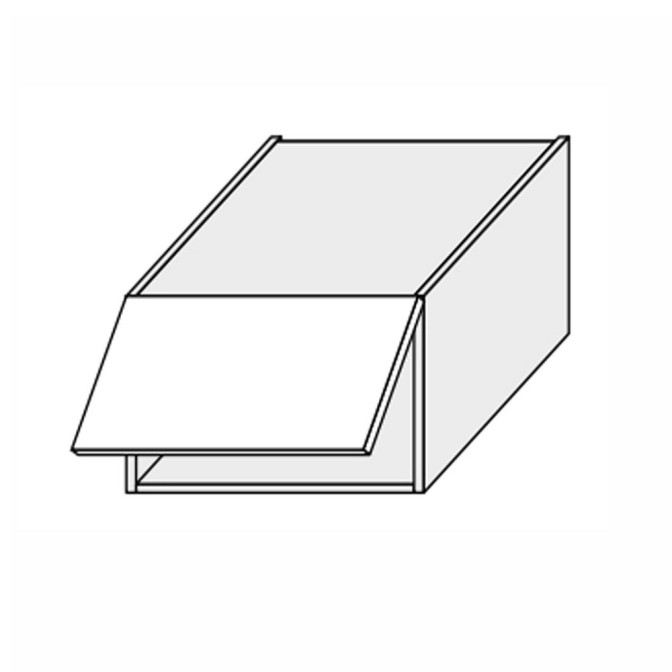 Кухонна секція Міленіум верхня 45ВА/360 1дв Антресоль Газ Ліфт ML-242W/9003 MiroMark