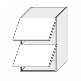 Кухонная секция Мери верхняя 60В/720 2дв Газ Лифт MR-462W/9003gl MiroMark
