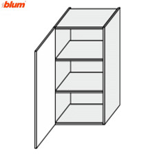 Кухонная секция Винтаж верхняя 30В/720 1дв Pro Blum VN-433W/9003 MiroMark