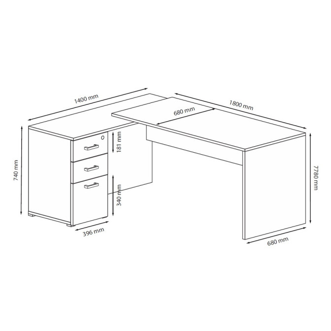 Стол руководителя Jurian MiroMark купить