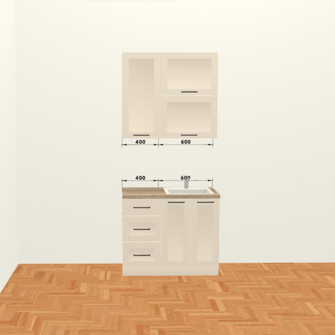 Кухня Винтаж 1,0 м В 900 СтандартMiroMark