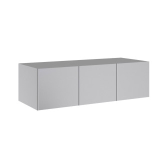 Антресоль 3Дв Меги / Megy Глянец Шиншила Серая MiroMark MG-03-GG