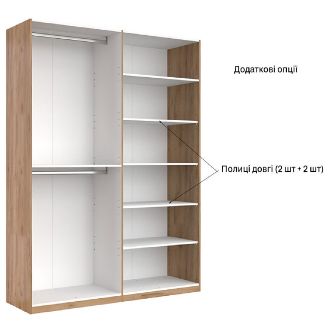 Шкаф 4Дв Бруно / Bruno Кашемир MiroMark BR-24-CM