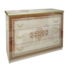 Комод 3Ящ Дженнифер / Jennifer Радика Беж MiroMark JF-63-RB/BL