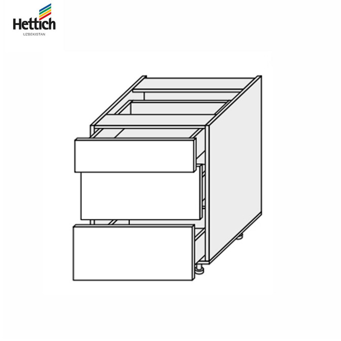 Кухонная секция Мери нижняя 80Н3ШХ/820 Pro Hettich MR-084W/9003gl MiroMark