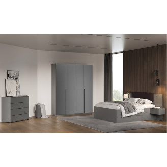 Комплект в спальню 4Дв Дони / Doni Графит MiroMark