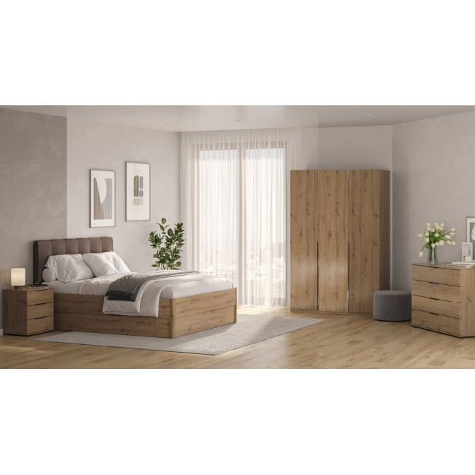 Модульная спальня Тедди / Teddy Дуб Артизан MiroMark