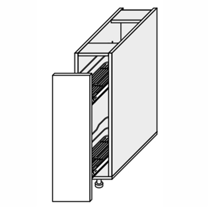 Кухонная секция Мери нижняя 20НК/820 Карго MR-021W/9003gl MiroMark