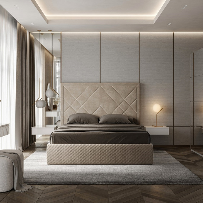 Кровать Мягкая обивка 1,6х2,0 Вива / Viva MiroMark SF-36-VV