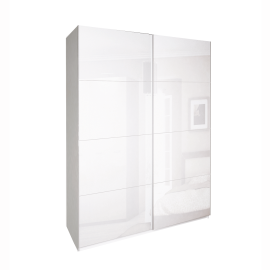 Шафа-купе 1,5x2,1 Белла / Bella Глянець Білий MiroMark BL-19-WB
