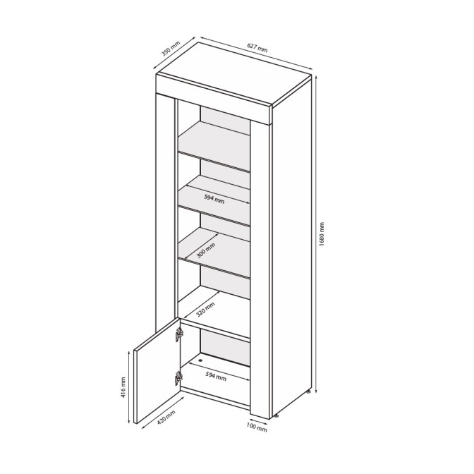 Пенал Модерн 1Дв MiroMark купить