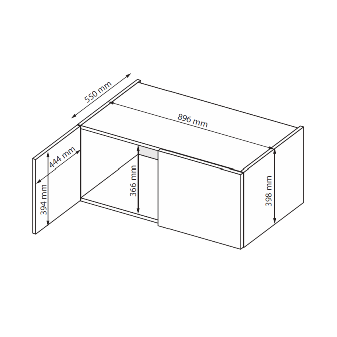 Антресоль Фемели 2Дв MiroMark купить