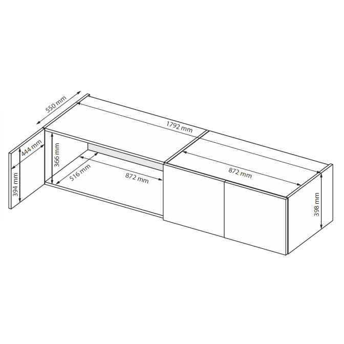Антресоль Фемели 4Дв MiroMark купить